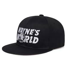 Black Waynes World Hat Costume Waynes World Baseball Caps Unisex Earth Hats Embroidered Trucker Dad Hat Unisex Cap Compton Cap Baseball Caps For Women From Ever Waynes World Hat Hats For