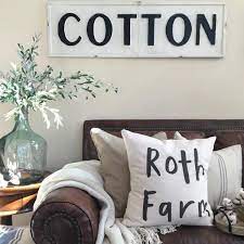 Vintage Embossed Metal Cotton Sign Vintage Metal Signs Vintage Home Decor Rustic Metal