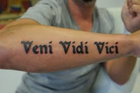 Veni vidi vici tattoo, de allround custom tattoo studio van beverwijk waar je voor alle stijlen terecht kan. 16 Veni Vidi Vici Tattoos With Explained Meaning Tattooswin