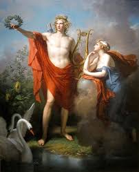 Charles Meynier Apollo God Of Light Eloquence Poetry And The Fine Arts With Urania Muse Of Astronomy Mythology Greek And Roman Mythology Apollo Mythology