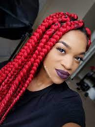 Jumbo Box Braids Jumbo Box Braids Big Box Braids Red Box Braids
