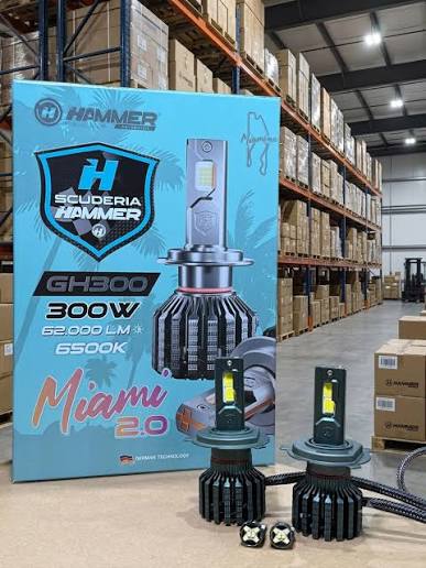 HAMMER MIAMI 2.0 LED H4 62.000 LUMENS SENCILLA