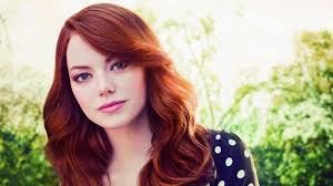 The darker the skin gets, the more you will see hints of red and blue in the skin, which indicates a cool. Women S Purple And White Polka Dot Top Redhead Emma Stone Women Actress Hd Wallpaper Wallpaper Flare