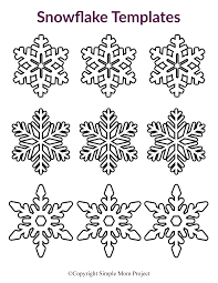 Click And Print One Or All Of Our Small And Free Printable Paper Snowflake Patterns Perfe Snowflake Template Snowflake Coloring Pages Paper Snowflake Patterns