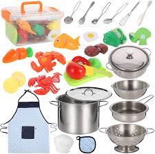 We did not find results for: Buy Jogotoll Kitchen Pretend Play Accessories Toys With Stainless Steel Cookware Pots And Pans Set Cooking Utensils Apron Chef Hat And Cutting Play Foods For Kids Gifts Learning Tool Online In