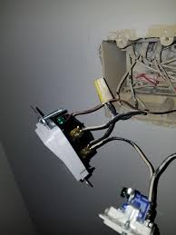 To wire the switch, you need to attach the incoming hot power wire (usually black for residential the power wire (black) for the switched item (fan, light, etc.) gets connected to the other screw. Can You Daisy Chain Light Switches Using The Backwiring Connection Electrical