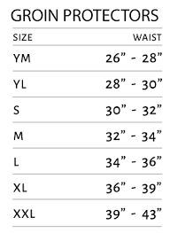 Size Chart Fitness 1st