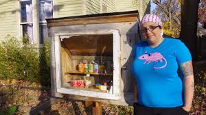 Little Free Libraries share books. Now people in Kalamazoo are sharing  other things in their yards.