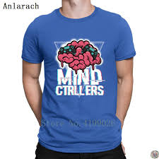 Mind Ctrllers Tshirt Letter Top Quality Male Summer Style Mens Tshirt New Fashion Humorous Cotton Simple Tee Shirt Character Tie Shirts Latest T
