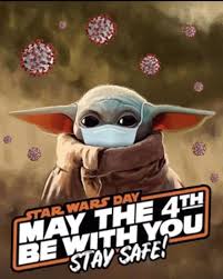 May The Fourth Be With You Stay Safe Video In 2020 Star Wars Poster Star Wars Art May The Fourth Be With You