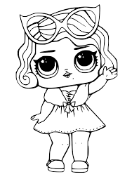 This coloring image features one of the most popular lol surprise dolls, the unicorn doll. 40 Free Printable Lol Surprise Dolls Coloring Pages