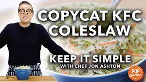 Homemade Kfc Coleslaw Keep It Simple Youtube Kfc Coleslaw Coleslaw Kfc