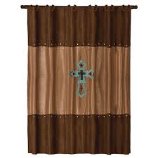 Las Cruces Turquoise Shower Curtain Western Bathrooms Western Shower Curtain Western Bedroom Decor