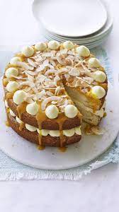 Nadiya S Mango And Coconut Cake Recipe Recipe Cake Baking Recipes Baking Coconut Recipes