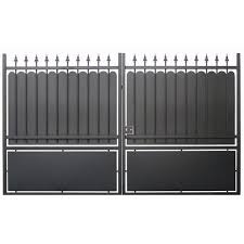 Portail Battant Fer Calypso Noir L 300 Cm X H 180 Cm Portail Portail Coulissant Portail En Fer