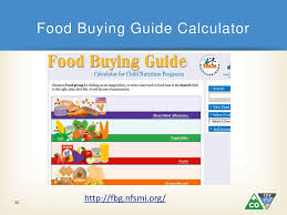 By grounding your foot in the diabetes exchange , you can use the food exchange calculator to work out how much carbohydrate. Food Buying Guide Calculator For Child Nutrition Programs Nutritionwalls