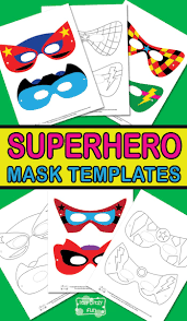 Share it via social media with the hashtag #ambersimmonsblog. Superhero Mask Template Itsybitsyfun Com