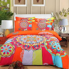 Aliexpress Com Buy Designer Bedding Set 4pcs Bohemia National Duvet Doona Cover Set Te Bright Bedroom Decor Bright Bedding Sets Luxury Bedding Master Bedroom