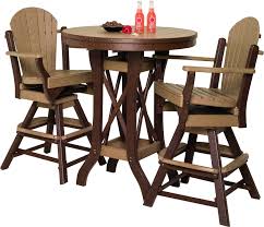 Recycled Poly Pub Table And Swivel Bar Seats Barn Furniture Durable Table Furniture