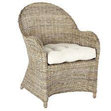 Ci Gray Wicker Arm Chair Wicker Chairs Farmhouse Style Furniture Wicker Chair