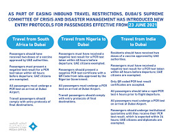 Face masks must still be worn at all times in. Dubai S Supreme Committee Of Crisis And Disaster Management Announces Updates To Travel Protocols For Inbound Passengers From South Africa Nigeria And India