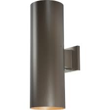 Today's exterior sconces come in all shapes, sizes and design styles, from the contemporary outdoor sconces to a more traditional look highlighted by nautical or craftsman features. Led Outdoor Cylinder Volume Lighting