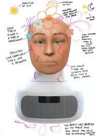 FaceVis: Exploring a Robot's Face for Affective Visualisation Design