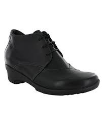 wolky black leather montana boot women