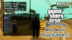 Gta San Andreas Ps2 Mod Cleo Mod Menu Cheat Inside Game