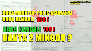 Cara pertama ialah cara yang kami galakkan. Contoh Surat Pembatalan Polisi Insurans Prudential Cute766