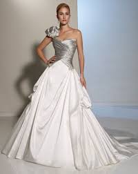 Elegant White And Silver Theme Wedding Dress By Sophia Tolli Primalia Y11200 Sophia Tolli Wedding Dresses Ball Gown Wedding Dress Silver Wedding Dress