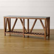 If you want an ageless aesthetic, consider a wood dining table in a black finish. Crate Barrel Console Table Bluestone Furniture Home Living Furniture Tables Sets On Carousell