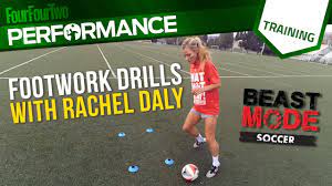 Soccer Footwork Drill With Beast Mode Soccer And Rachel Daly Youtube