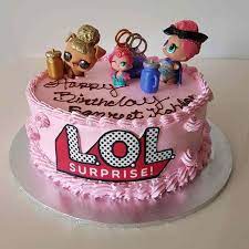 Lol surprise birthday cake topper. Lol Dolls Logo Edible Cake Topper Icing Image Birthday Party Decoration Surprise Ebay