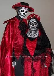Dia de los muertos diy halloween costume created by; Incredible Dia De Los Muertos Day Of The Dead Couples Costume