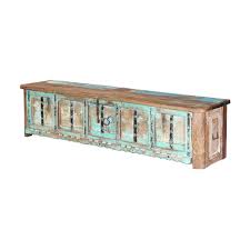 I love this furniture seriously. Boyce Rustic Turquoise Reclaimed Wood Large Storage Coffee Table Chest