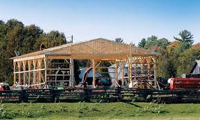 Pole barns are ideal for the farm because they can be put to multiple uses, and are built to last. Do It Yourself Pole Barn Building Diy Mother Earth News