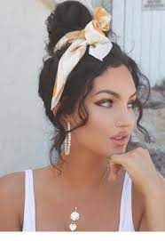 Updo Made With A Bandana Inspiring Ladies Scarf Hairstyles Hair Styles Headband Hairstyles
