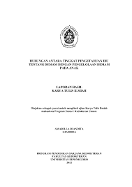 Mau full bab, proposal, atau bab pembahasan bisa whatsapp dulu. Pdf Contoh Kti Yunita Faza Academia Edu