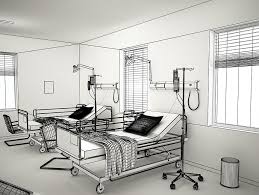 3d Hospital Room Model Hospital Room Hospital Interior