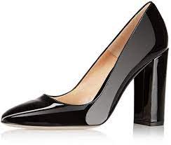 Check spelling or type a new query. Amazon Com Fericzot Pumps Women Sexy Patent Leather Pointed Toe Block Heels Pumps Gorgeous Evening Party Wedding Stiletto Shoes Plus Size Pumps