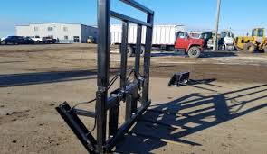 Hydraulically tilting bale spear allows for quick and efficient gathering of hay and stalk bales! Meyerink Farm Service Hydraulic Double Square Bale Spear Meyerink Farm Service Platte South Dakota