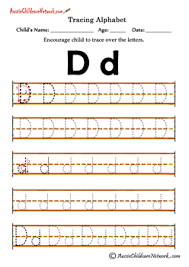 Letter tracing worksheets are the first thing to be used by english teachers introducing the alphabet to kids. Tracing Alphabet Worksheets Aussie Childcare Network