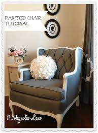 Save 20% with code 20madebyyou. Tutorial How To Paint Upholstery Fabric And Completely Transform A Chair 11 Magnolia Lane