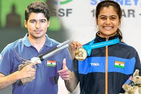 Jul 24, 2021 · saurabh chaudhary finished in 7th position in the final of the men's 10m air pistol, finishing top of qualification with a score of 586 as abhishek verma finished 17th. Manu Bhaker Saurabh Chaudhary Duo Fetches Gold For India In Issf World Cup Beyond Pink World