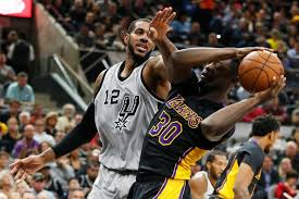 Spurs shooting 61%, lakers at 34.8 the lakers were doomed from the start, but tim duncan and tony parker ensured that the spurs would finish game 3 on top. Spurs Vs Lakers Gameday Q A With Socal Chronicle Project Spurs