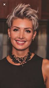 These short hairstyles are irregular chopped end show more edgy and modern than long hairstyles of women. Pin By Tabitha Lee On Beauty Funky Short Hair Short Hair Styles Pixie Sassy Hair