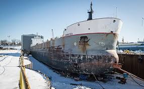 Lake freighters, or lakers, are cargo vessels that ply the great lakes. Donjon Shipbuilding And Repair