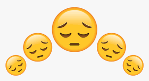 The t's represent crying eyes and the underscore is a sad mouth. Emoji Crown Cringe Sad Triste Rodsquare Smiley Hd Png Download Kindpng