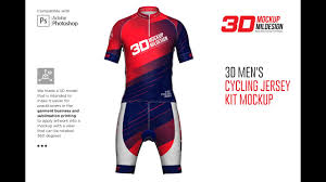 Download 3d Men S Cycling Jersey Kit Mockup Youtube